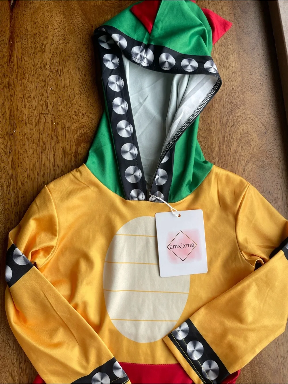 Little girls 3-4T Bowser Dress Hooded Dress NWT